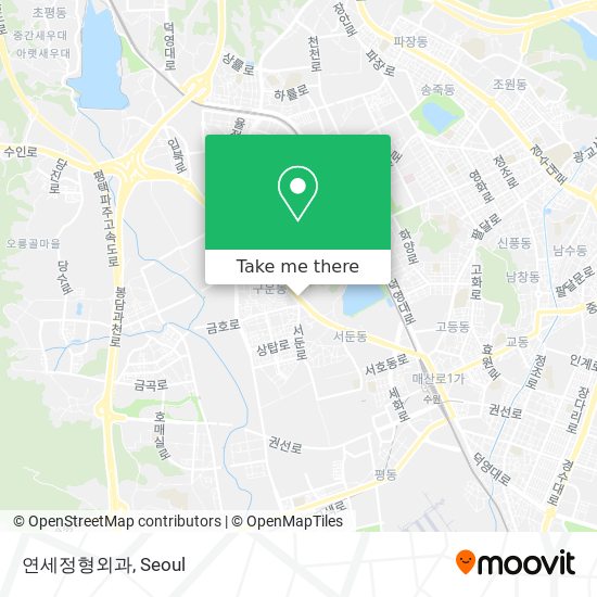 연세정형외과 map