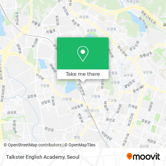 Talkster English Academy map