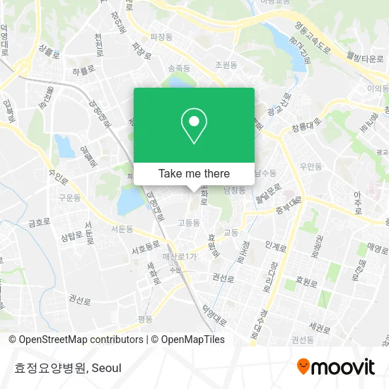 효정요양병원 map