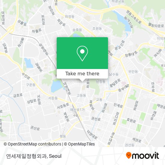 연세제일정형외과 map