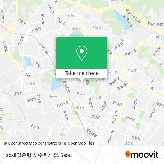 sc제일은행 서수원지점 map