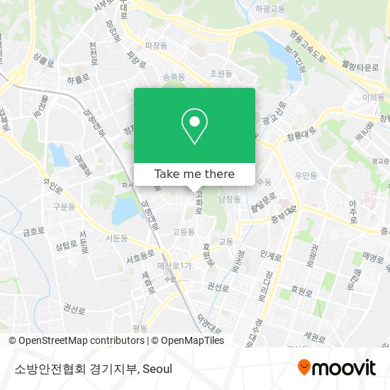 소방안전협회 경기지부 map