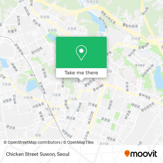 Chicken Street Suwon map