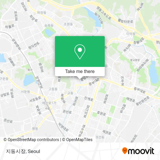 지동시장 map