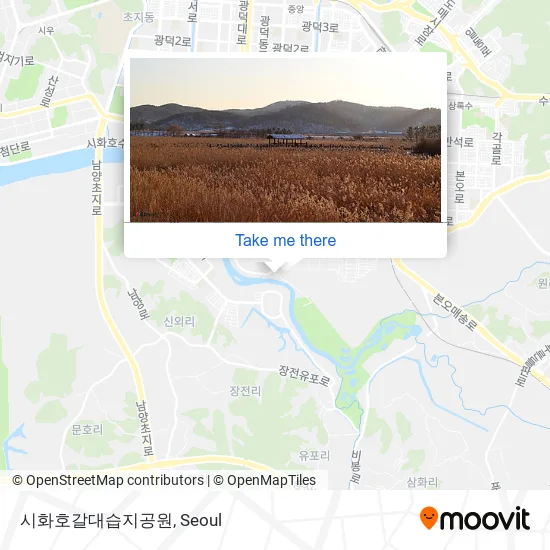 시화호갈대습지공원 map