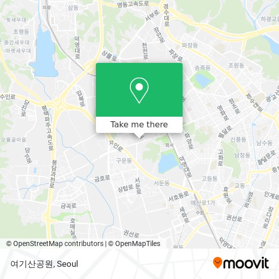 여기산공원 map