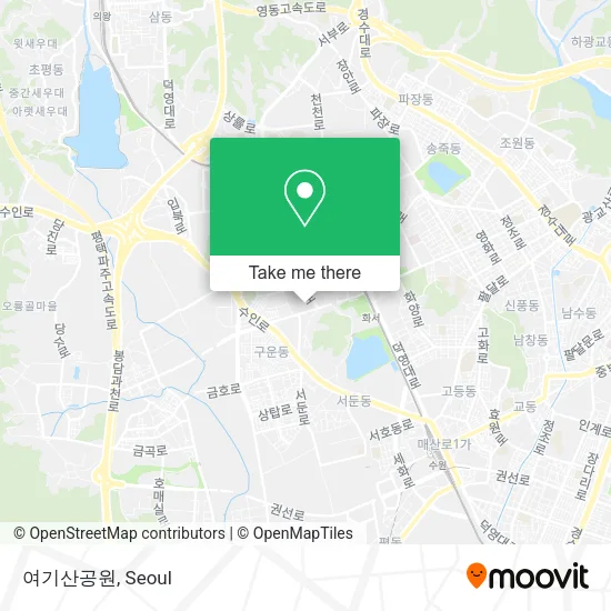 여기산공원 map