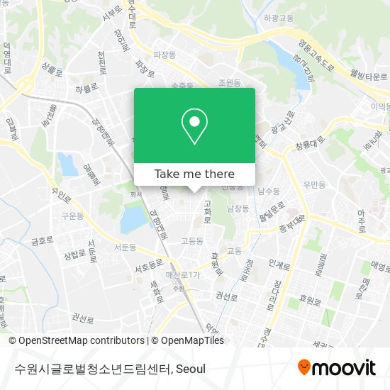 수원시글로벌청소년드림센터 map