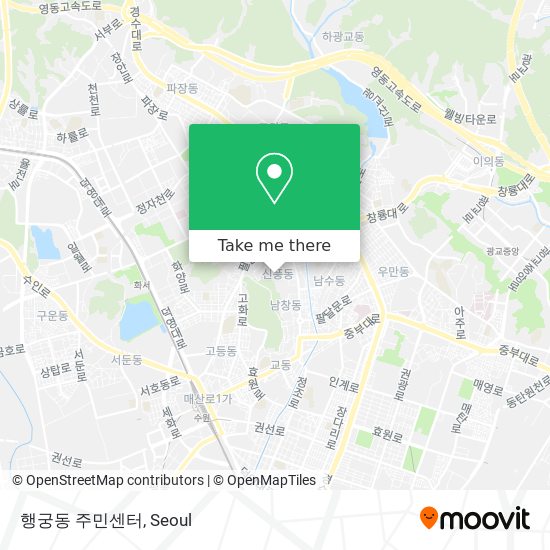 행궁동 주민센터 map