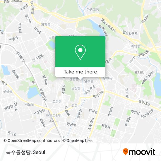북수동성당 map