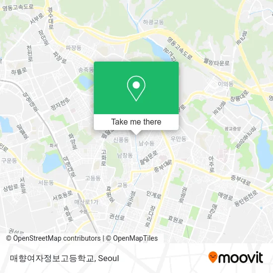 매향여자정보고등학교 map