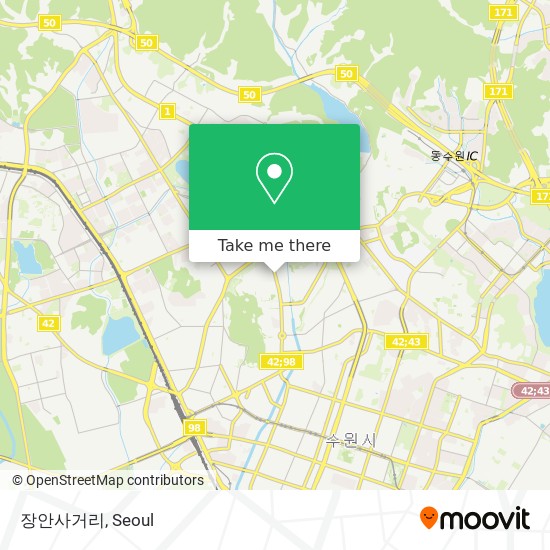 장안사거리 map