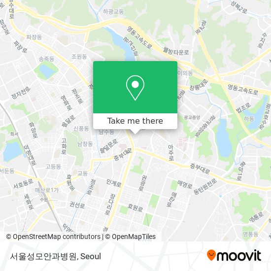 서울성모안과병원 map