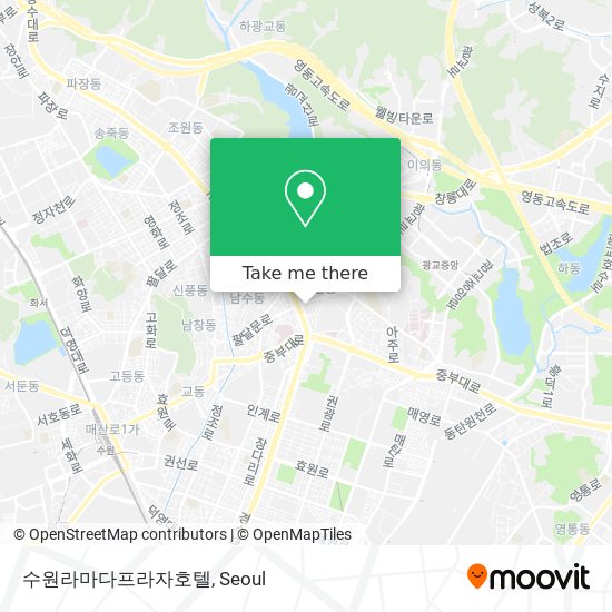 수원라마다프라자호텔 map