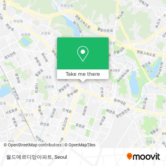 월드메르디앙아파트 map