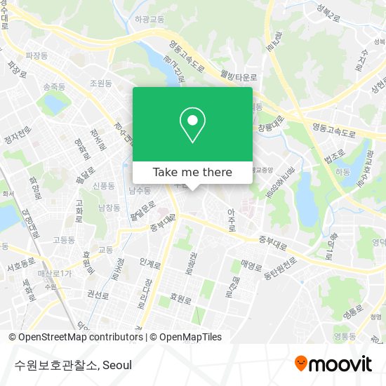 수원보호관찰소 map