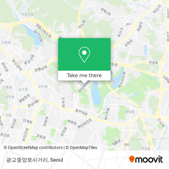 광교중앙로사거리 map