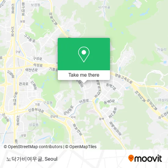 노닥가비여우굴 map
