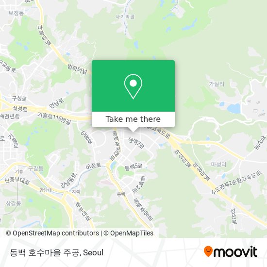 동백 호수마을 주공 map