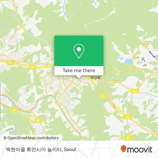 백현마을 휴먼시아 놀이터 map