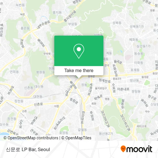 신문로 LP Bar map