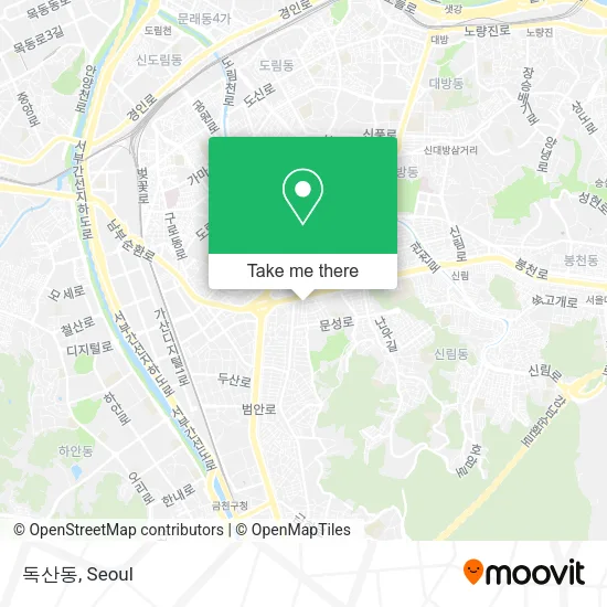 독산동 map
