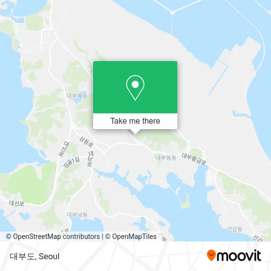 대부도 map