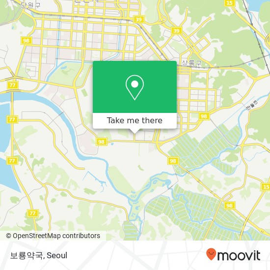 보룡약국 map