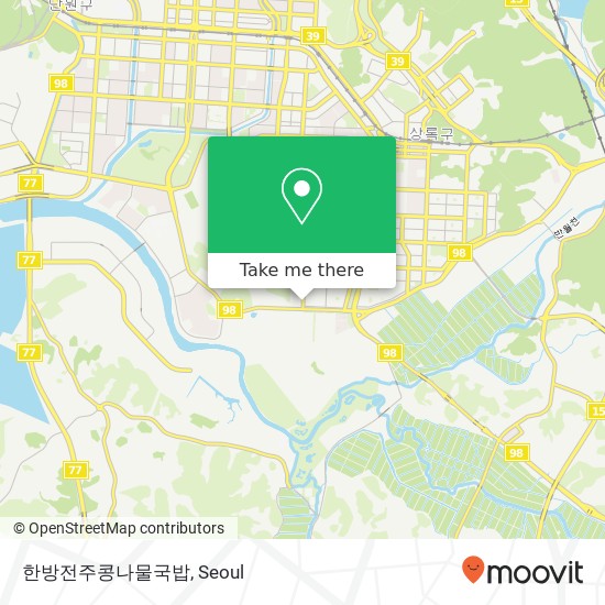 한방전주콩나물국밥 map