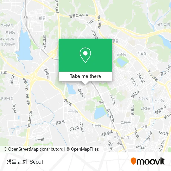 샘물교회 map