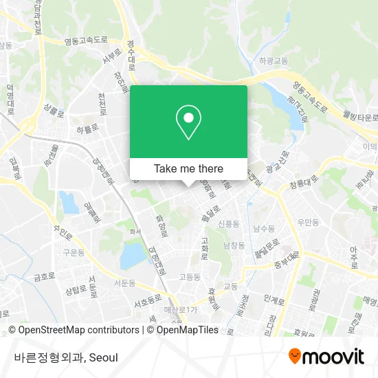 바른정형외과 map