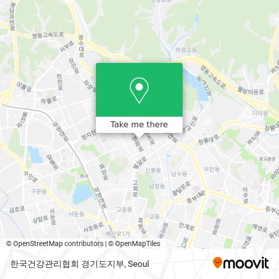 한국건강관리협회 경기도지부 map