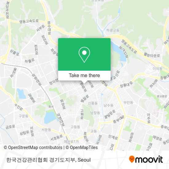 한국건강관리협회 경기도지부 map