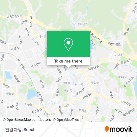 천일다방 map