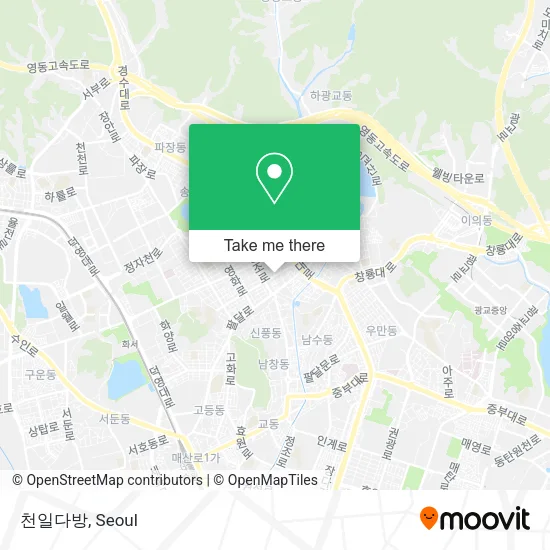 천일다방 map