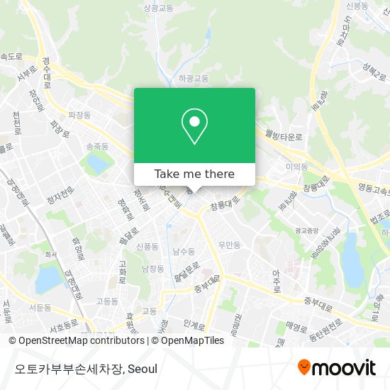 오토카부부손세차장 map