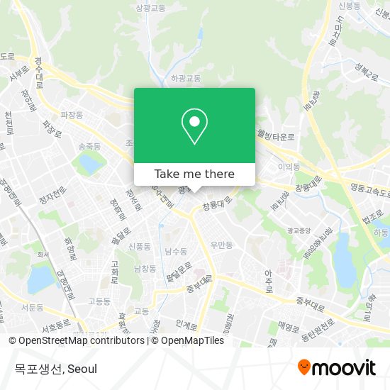 목포생선 map