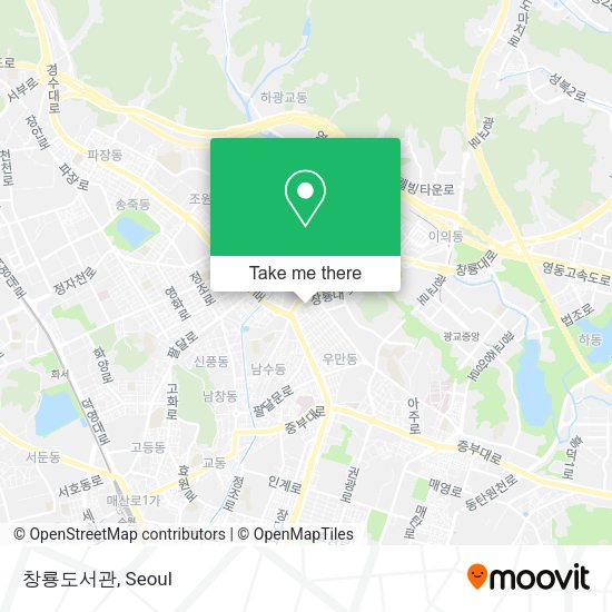 창룡도서관 map