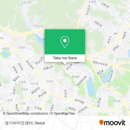 경기바이오센터 map