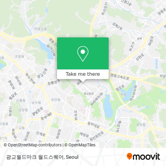 광교월드마크 월드스퀘어 map