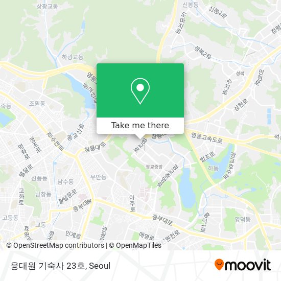 융대원 기숙사 23호 map