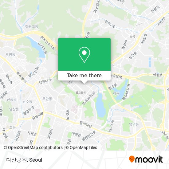 다산공원 map