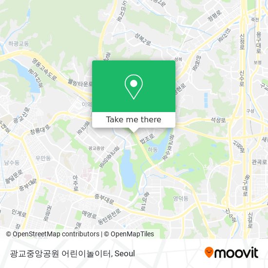 광교중앙공원 어린이놀이터 map