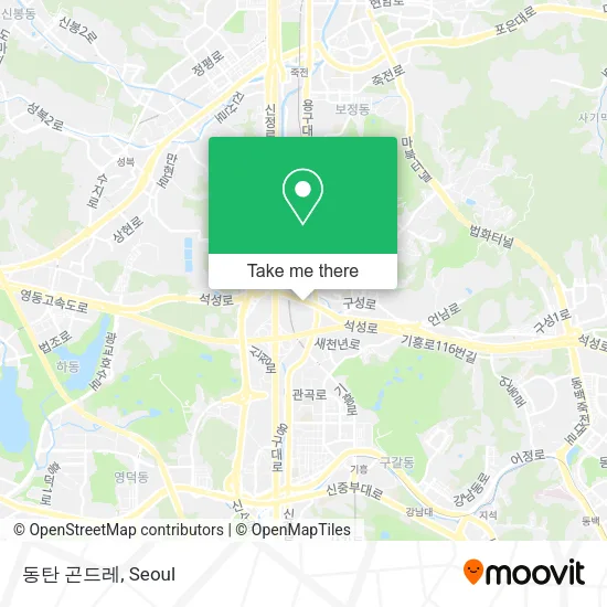 동탄 곤드레 map