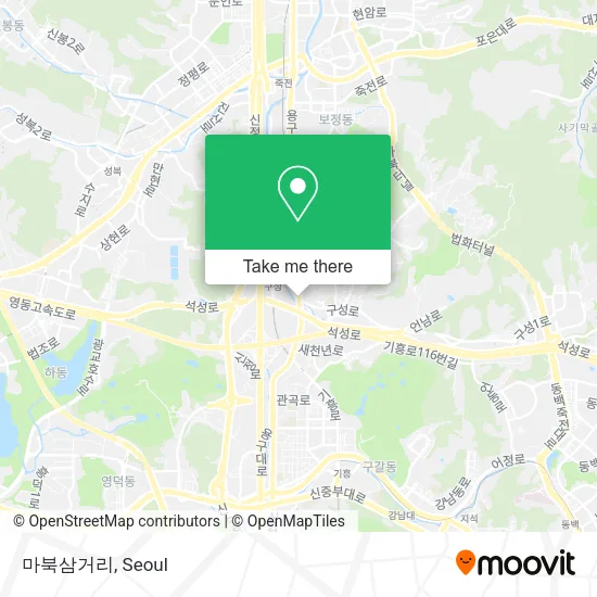 마북삼거리 map
