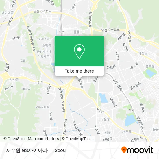 서수원 GS자이아파트 map