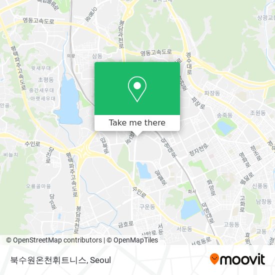 북수원온천휘트니스 map