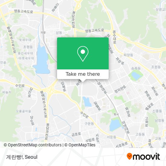 如何坐公交 或 地铁去수원시, 경기도的계란빵!| Moovit