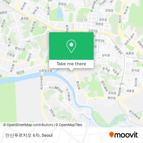 안산푸르지오 6차 map