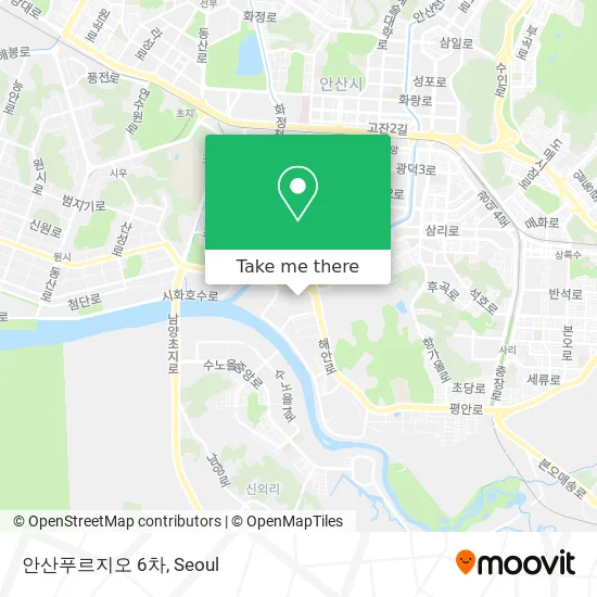 안산푸르지오 6차 map